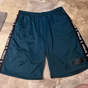 Fanatics PHILADELPHIA EAGLES Dark Teal Athletic Capri Shorts